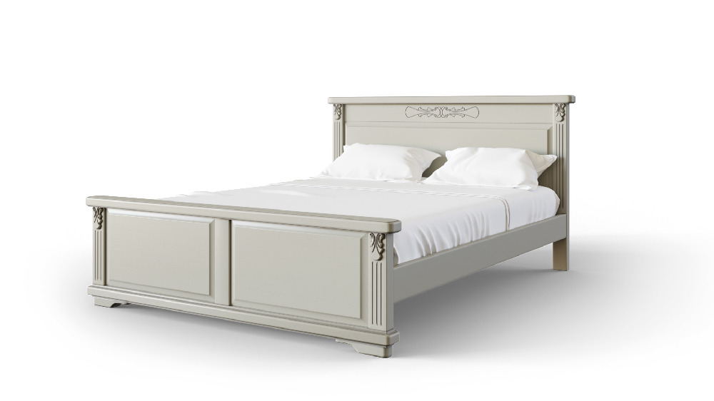 Кровать Дримлайн Палермо бук-серый 150х200